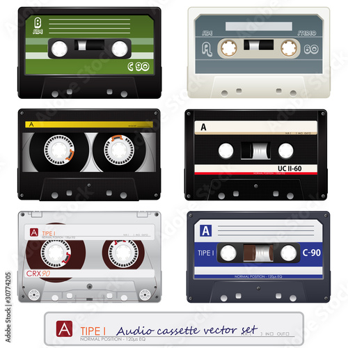 Collection of vector audio cassettes