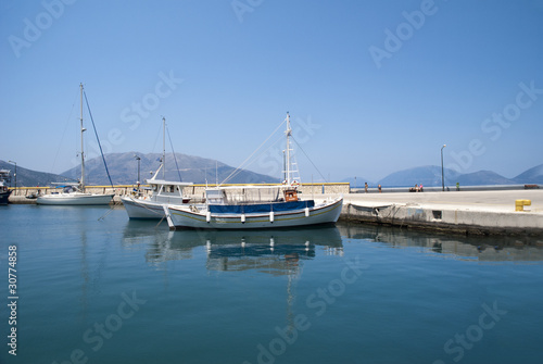 Fishing Boat at Sami on the island of Kephalonia Greece © quasarphotos