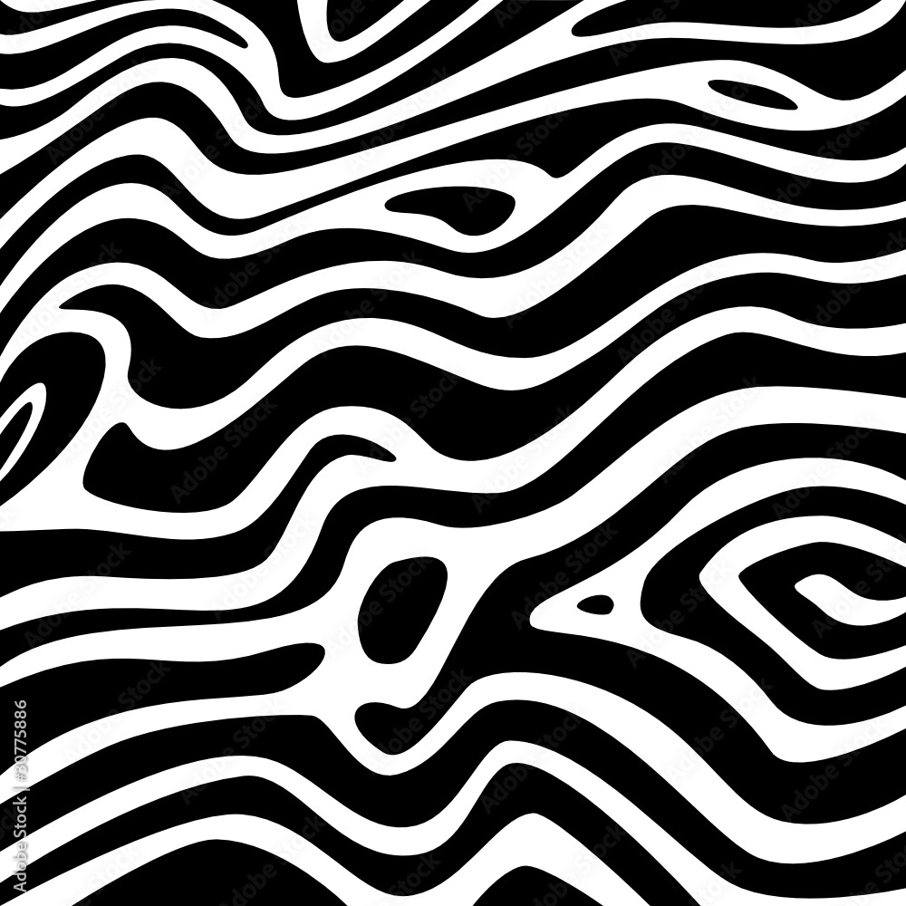 Zebra texture black and white