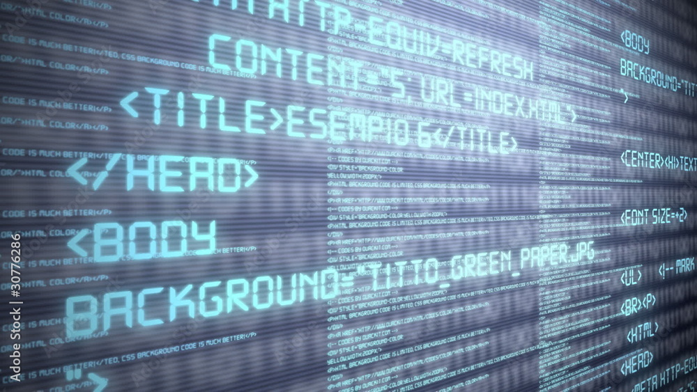 HTML Code Background Stock Video | Adobe Stock