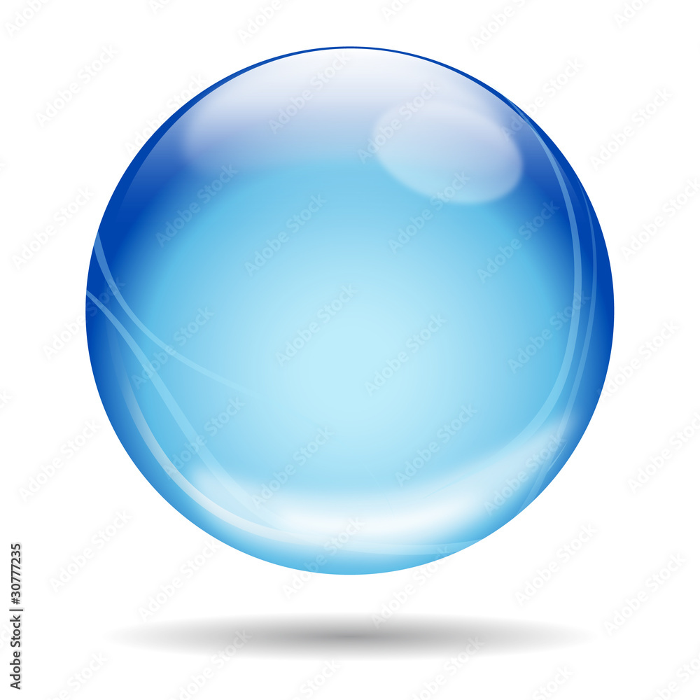 Flying ball _ blue