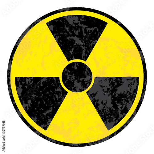 Symbole radioactif photo