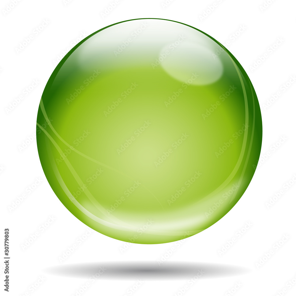 Flying ball _ green Flying ball _ green
