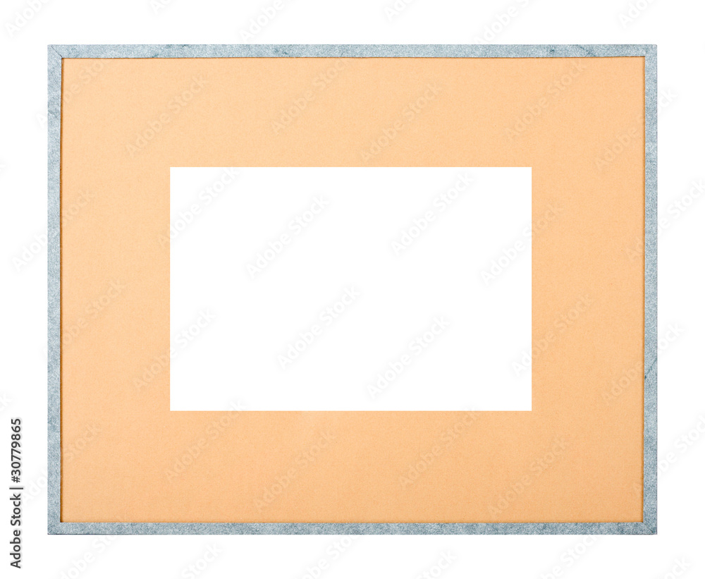 Fototapeta premium Grey picture frame with matte