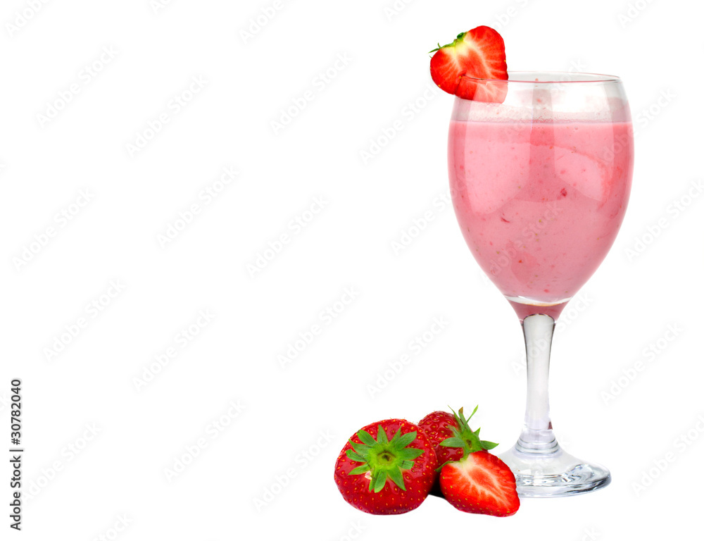 Strawberry milkshake Strawberry milkshake