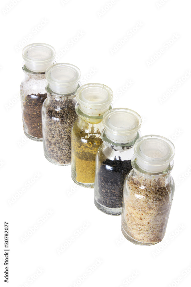 Bottles of Spices Bottles of Spices