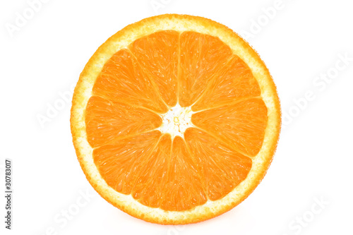 Orange Fruits On White Background