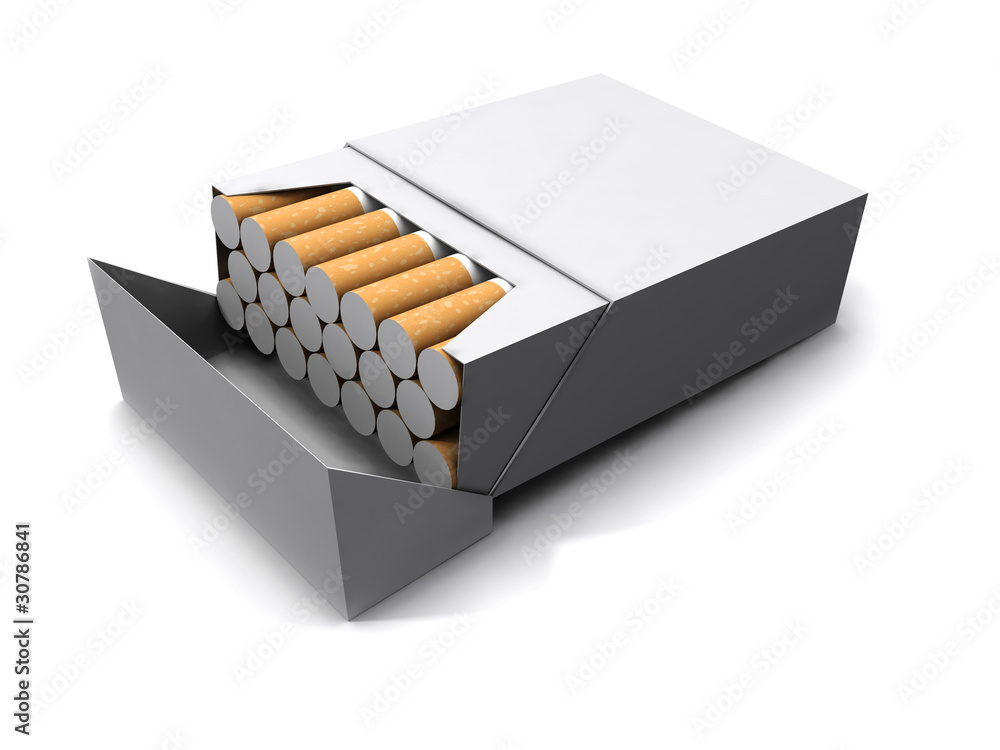 3d Pack of cigarettes 3d Pack of cigarettes