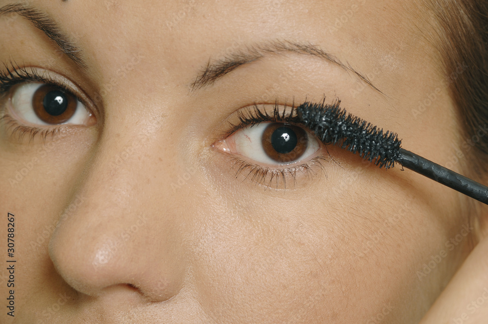 Obraz premium malowanie rzęs