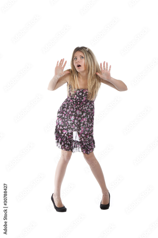 Beautiful happy young woman Beautiful happy young woman