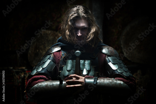 Fotografie, Tablou Medieval knight
