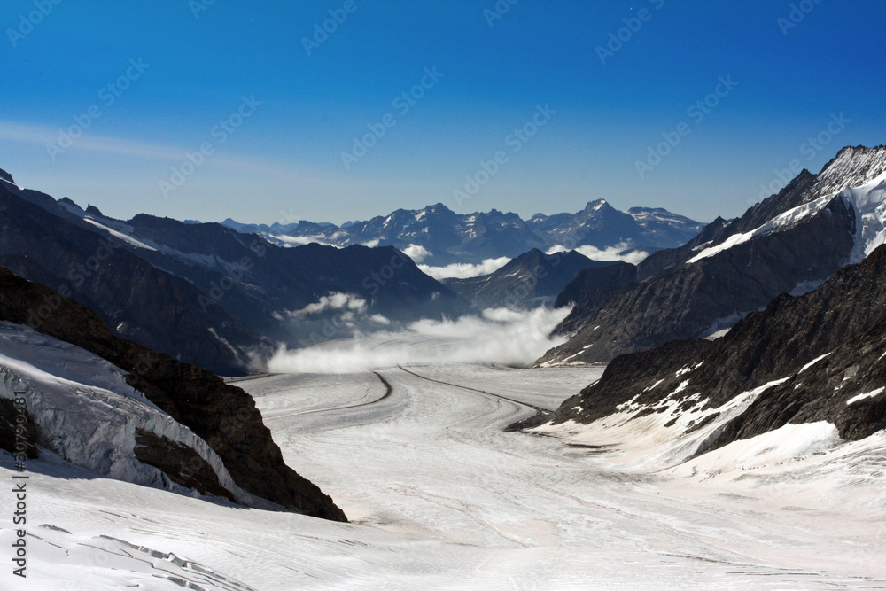 スイス氷河