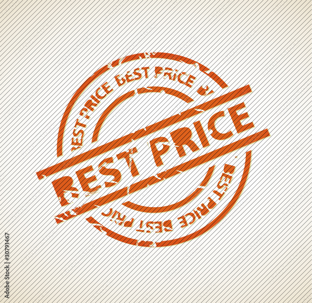 Obraz premium Stamp for best price