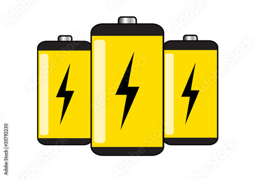Yellow battery