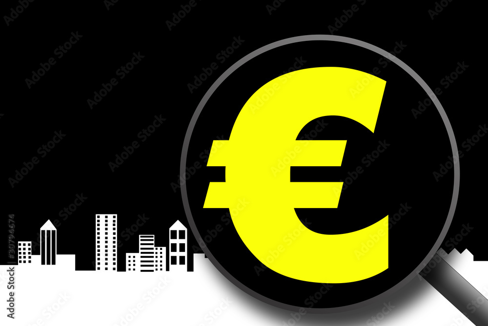 Obraz premium Euro - Teuro