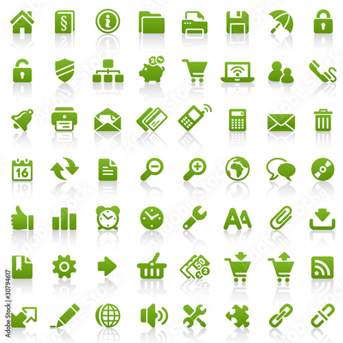 56 Green Website Icons