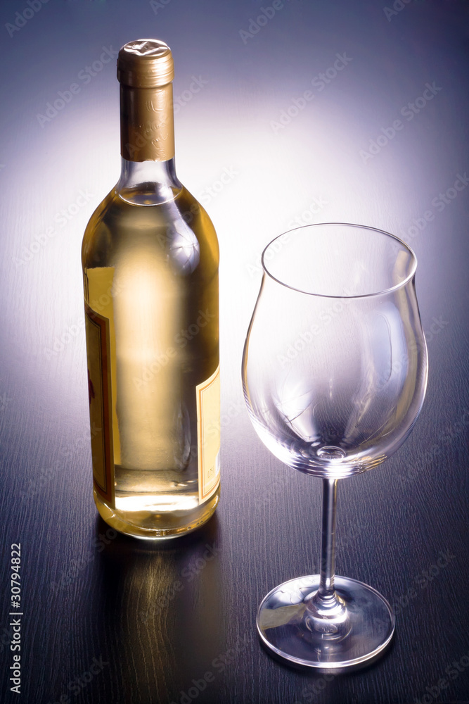 Wine, glasses, and placed decoratively illuminated. Wine, glasses, and placed decoratively illuminated.