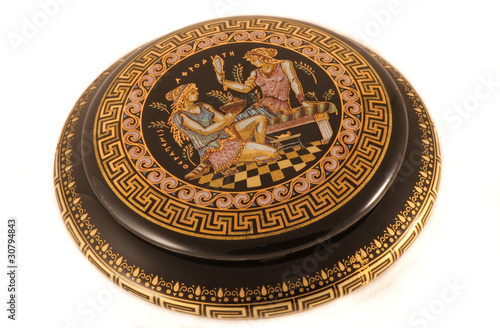 Greek traditional jewelery box - greek mithology