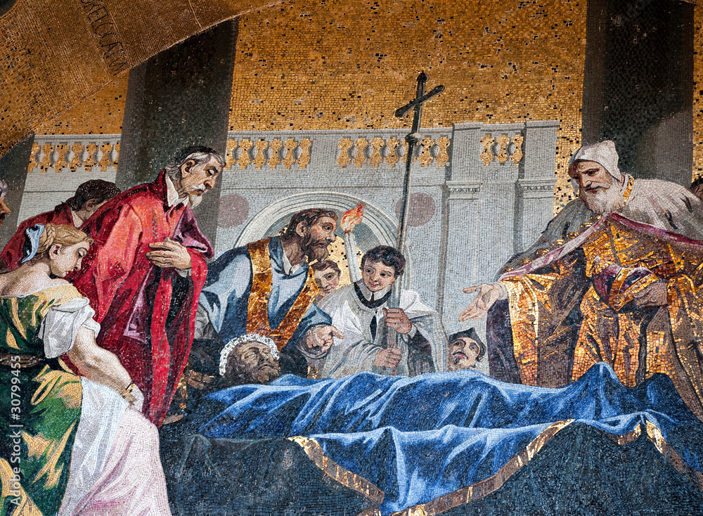 Naklejka premium Religious mosaic - St Marks Basilica, Venice