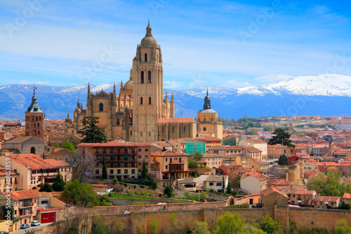 Segovia City, view from Alcazar,Spain © TTstudio