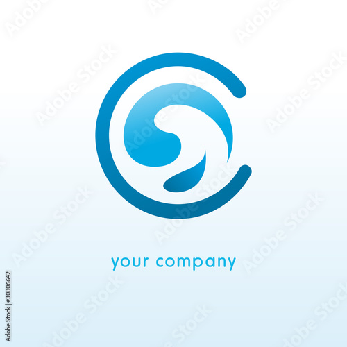 logo entreprise, logo c, crème, lait