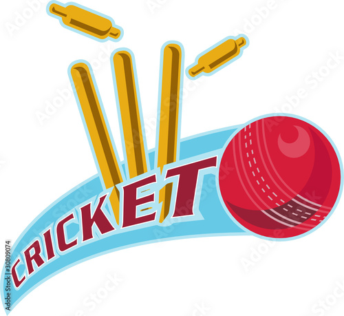 cricket ball bowling wicket