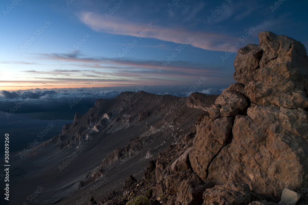 Haleakala National Park Volcanic Mountain
