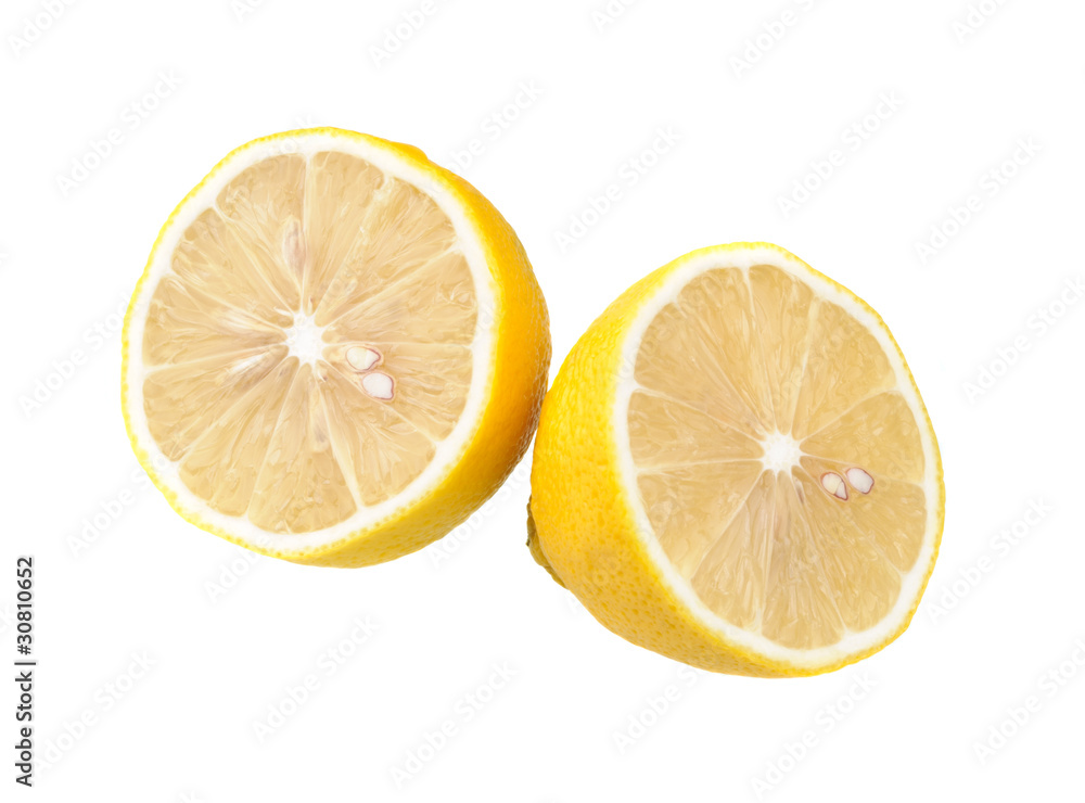Two half of lemons