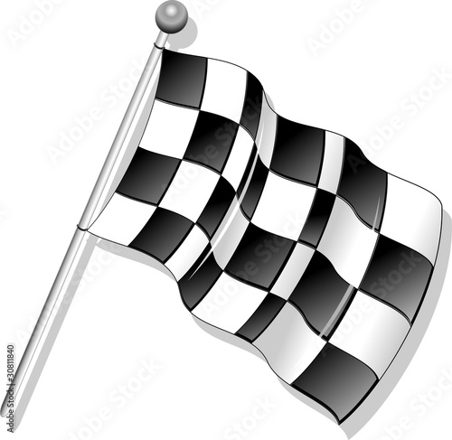 Formula 1 Bandiera a Scacchi-Formula 1 Flag-Vector