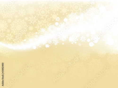Gold winter background