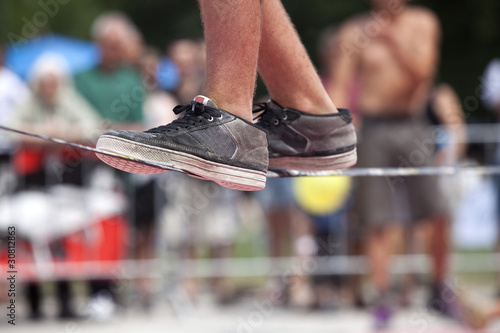 Slacklining photo