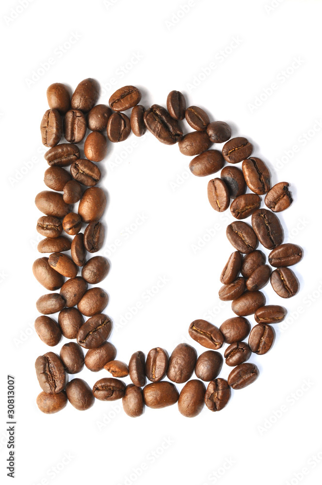 Kaffebohnen Alphabet Kaffebohnen Alphabet