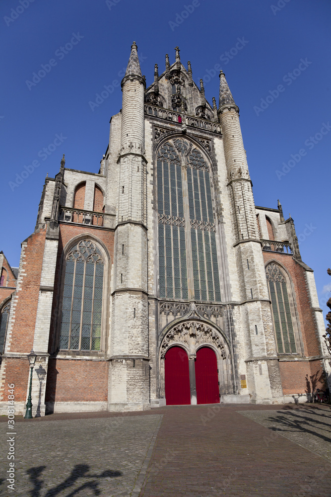 Church building in Leiden, Holland