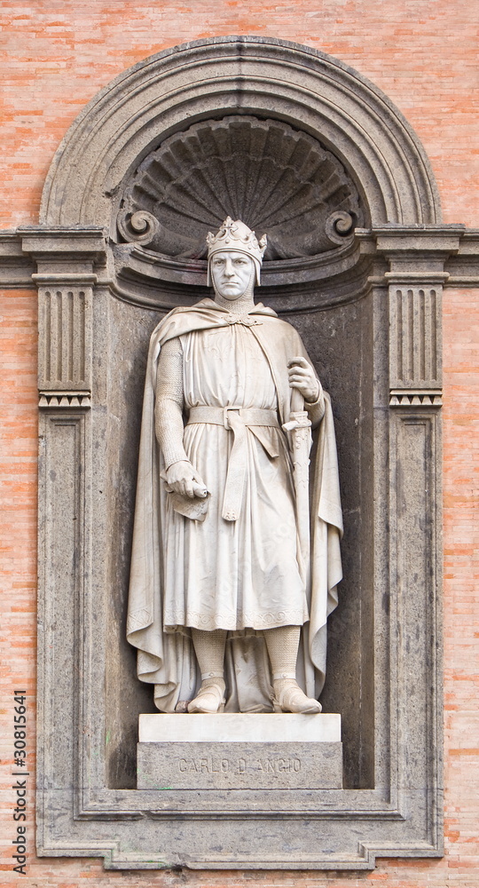 Napoli, Statua di Carlo I d'Angiò Palazzo Reale