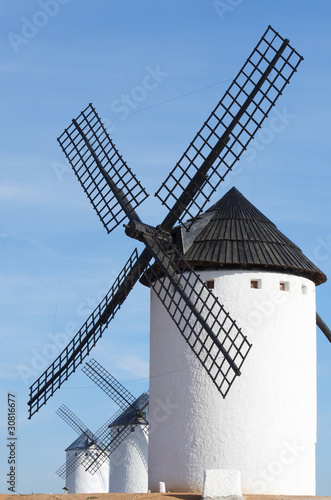 windmills in Campo de Criptana, Spain