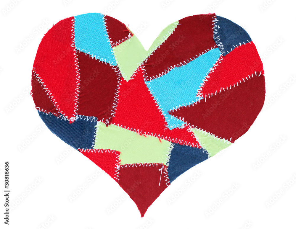fabric scraps heart fabric scraps heart