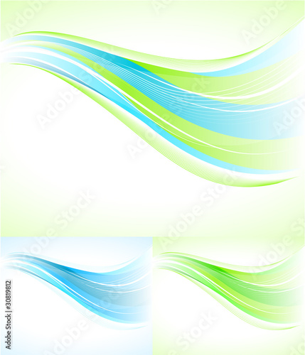 Abstract background with flowing lines