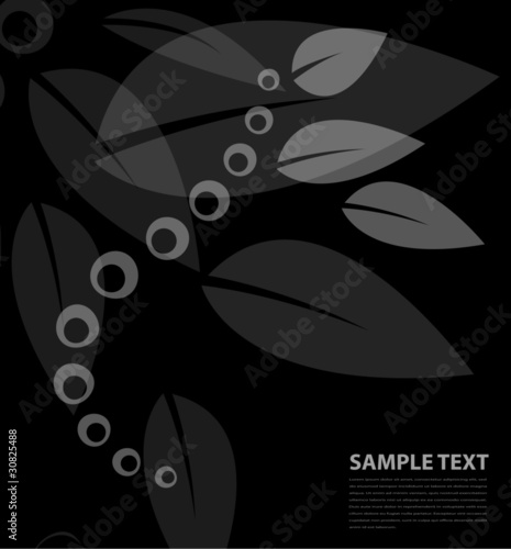 background with leaves