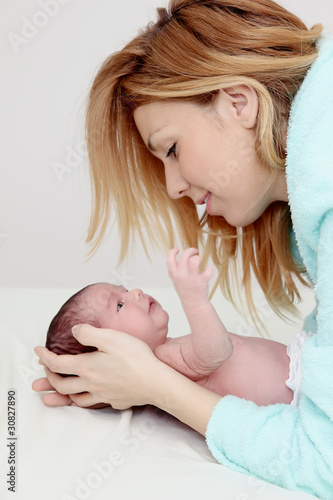 Mother and baby