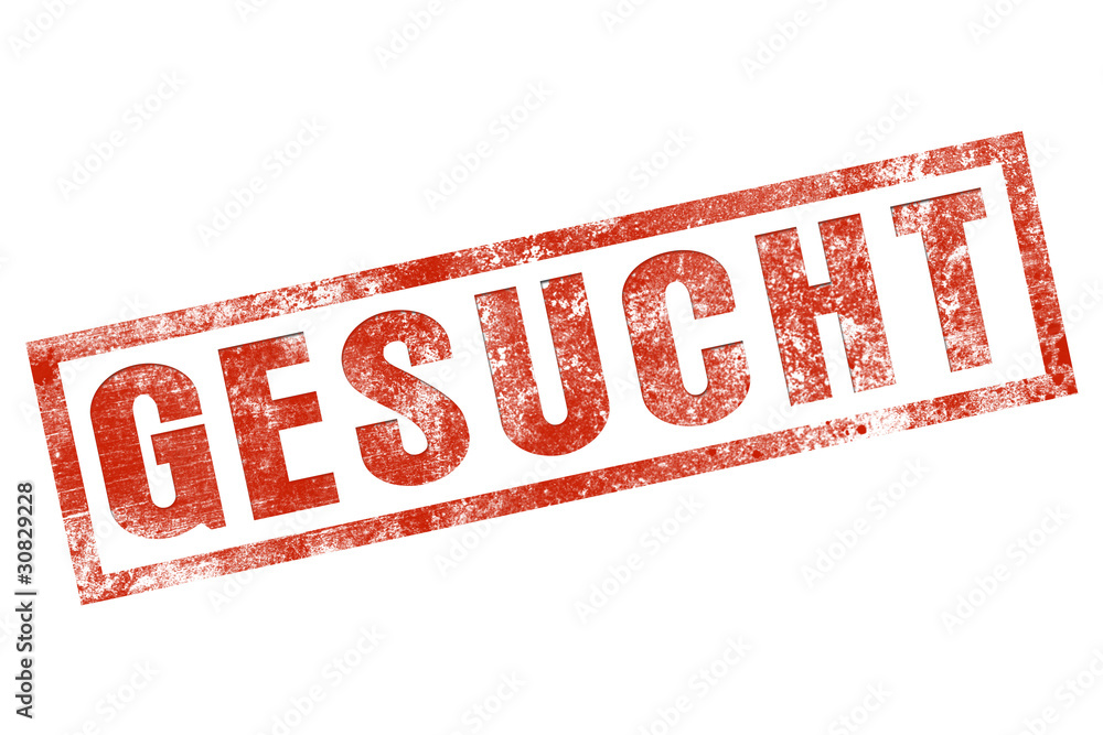 GESUCHT stempel Stock-Illustration | Adobe Stock