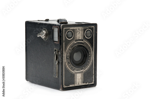 antique box camera