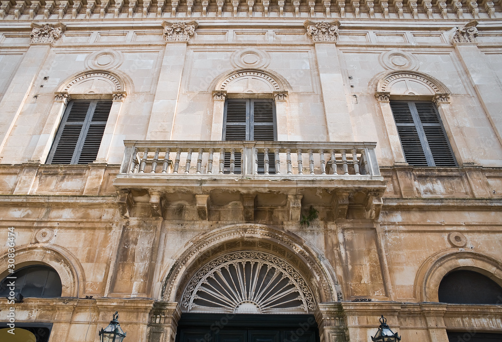 Marchesale Palace. Polignano a Mare. Apulia.