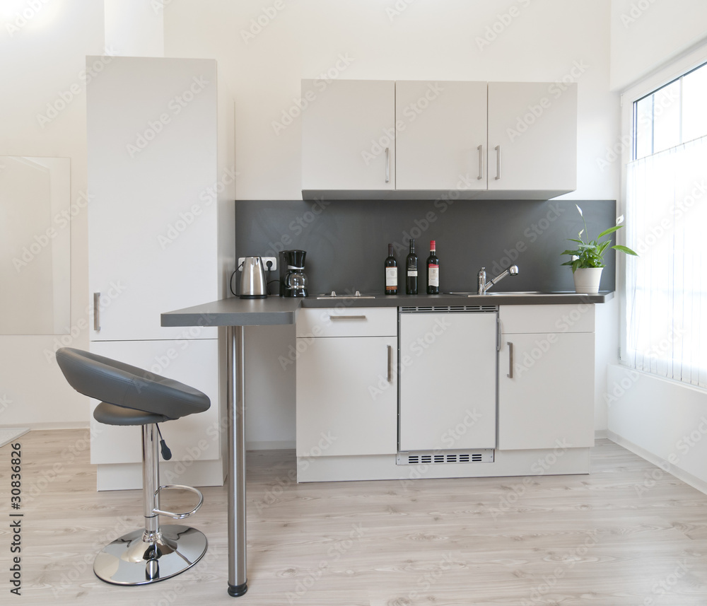 Fototapeta premium Küchenzeile in Apartment