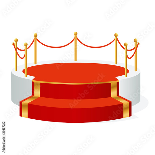 podium - estrade - tapis rouge - escalier - cinéma - présentation - star - festival