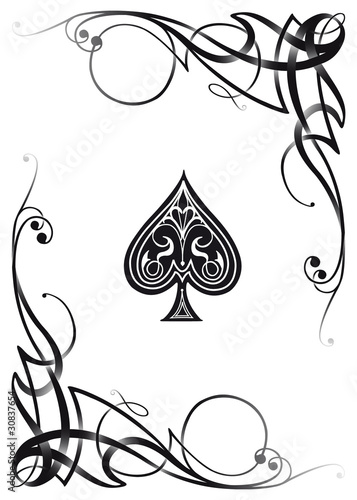 Decorative Ace Card