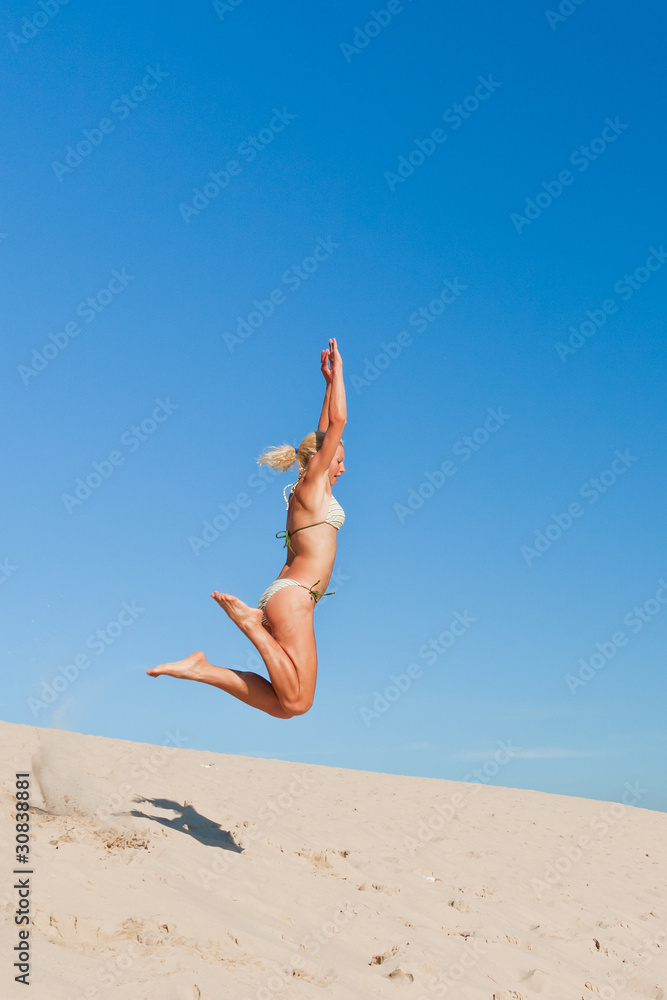 Fototapeta premium woman exercising