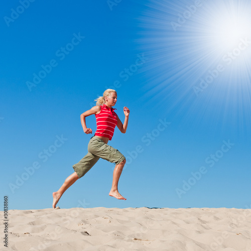 woman exercising