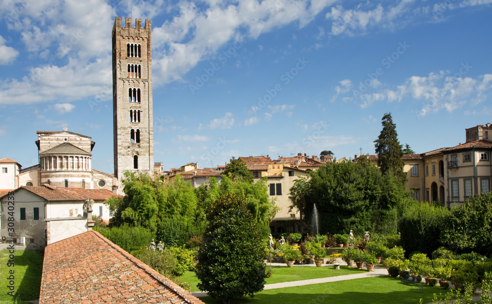 Cityscape of Lucca