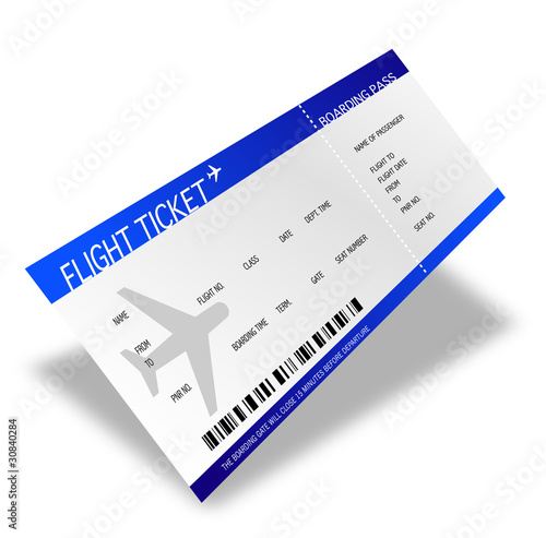 Billet d'avion - Boarding pass