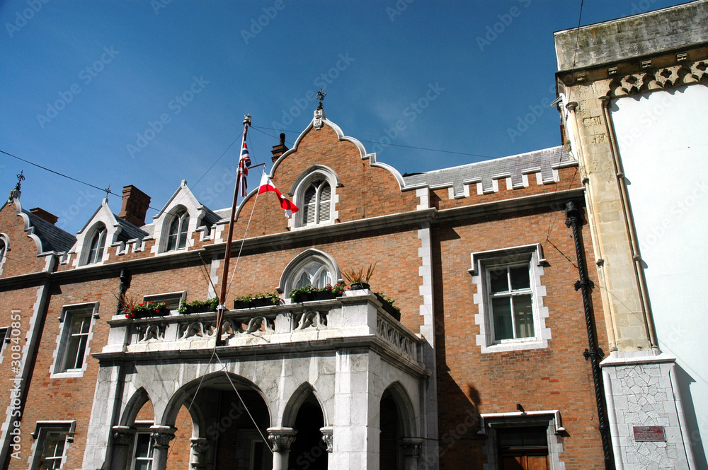 Obraz premium The Governor's palace on the Rock of Gibraltar